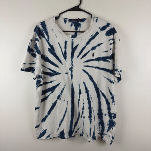 Polo Ralph Lauren Men’s Large Navy Tie Dye Tee Short Sleeve Casual Streetwear